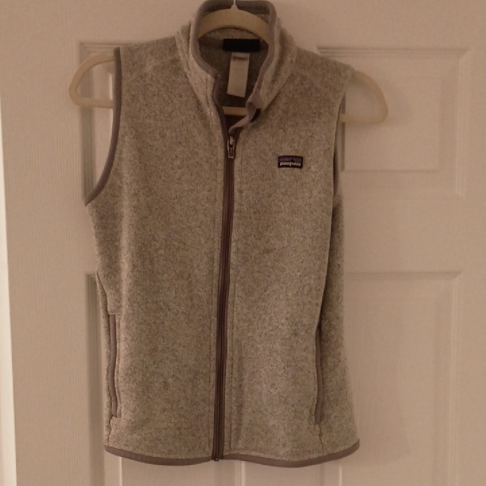 Patagonia Better Sweater Light Gray Fleece Vest